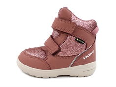 Viking pink glitter vinterstøvle Fun Warm med GORE-TEX